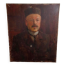 Oil on canvas portrait andré romand