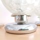 Pair of German 50s Modernisr glass table lamps by Groewe