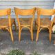 (Lot) 5 Bistro Chairs Luterma (Honey)