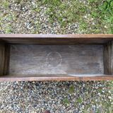 Old wooden planter