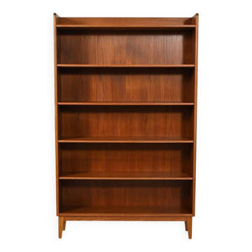 Bibliothèque en teck scandinave par Ferdinand Lundquist, années 1960.