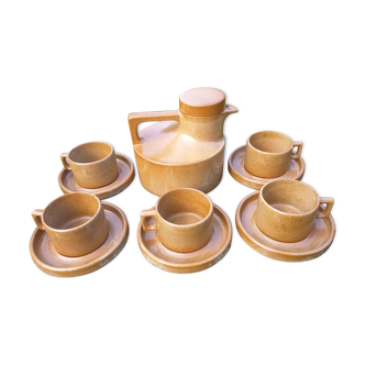 Brenne France vintage sandstone coffee service