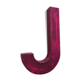 Old letter to sign iron j