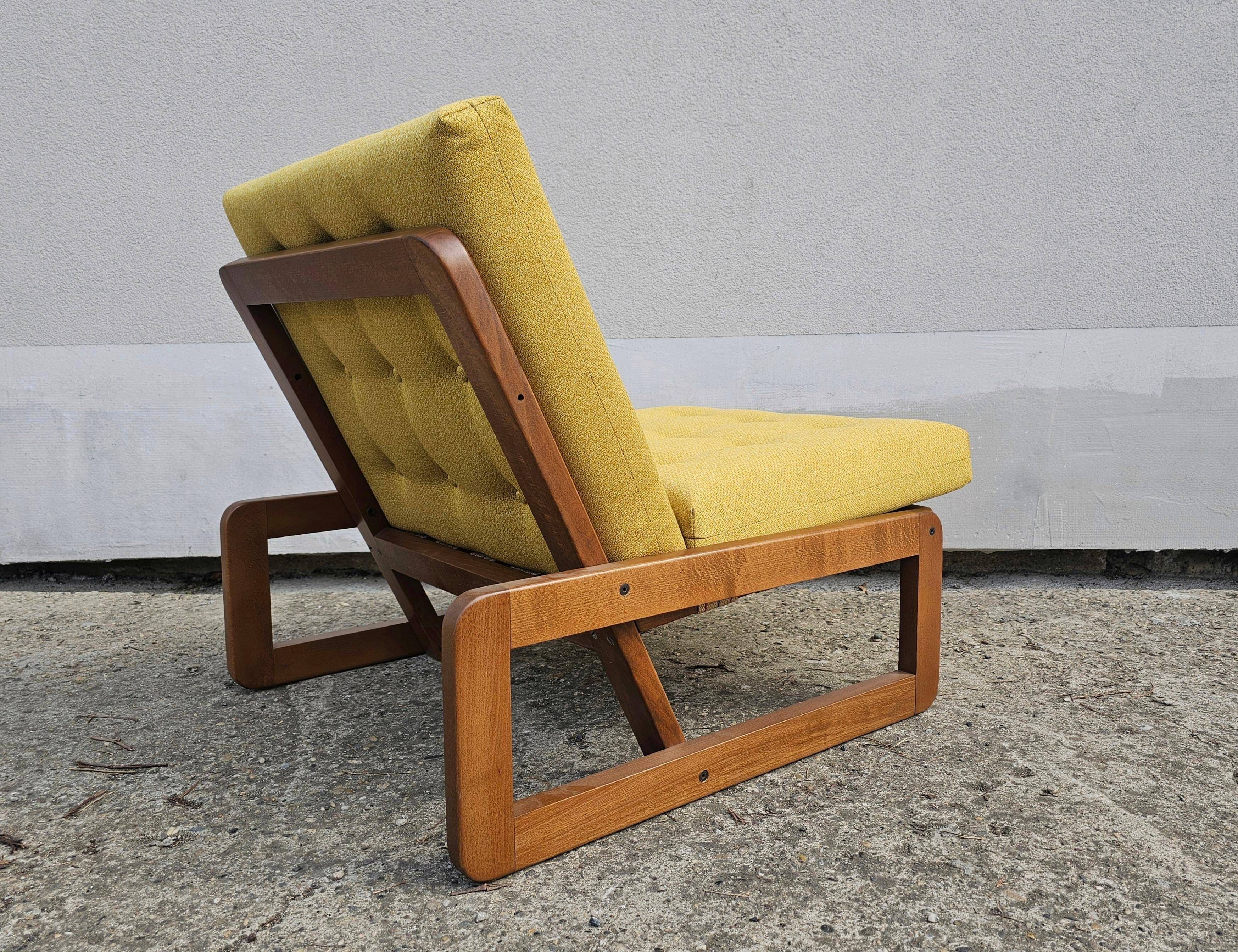Pair of Mid Century Modern lounge chairs by Branko Ursic for Stol Kamnik.