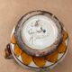 Antique cerart monaco ceramic pitcher chiseled flower decor 70's vintage