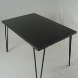 Low metal and melamine table