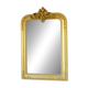 Miroir doré a fronton style Louis Philippe