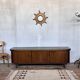 Enfilade vintage hifi tv stand compass feet