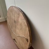 Miroir oval ancien biseauté