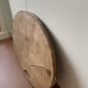 Miroir oval ancien biseauté