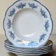 6 deep plates Badonviller model Richelieu