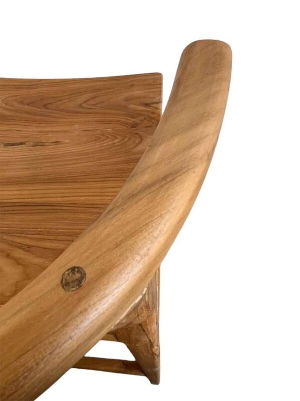 Tabouret de cuisine / tabouret de bar en bois wabisabi rétro (plusieurs)
