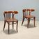 Antique Thonet armchairs in painted beech, walnut, Austria, 20th century