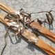 Ancienne paire de ski en bois - vintage