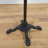 Table basse en fonte et bois, Art Nouveu