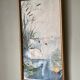 Tableau ancien bord de rivière