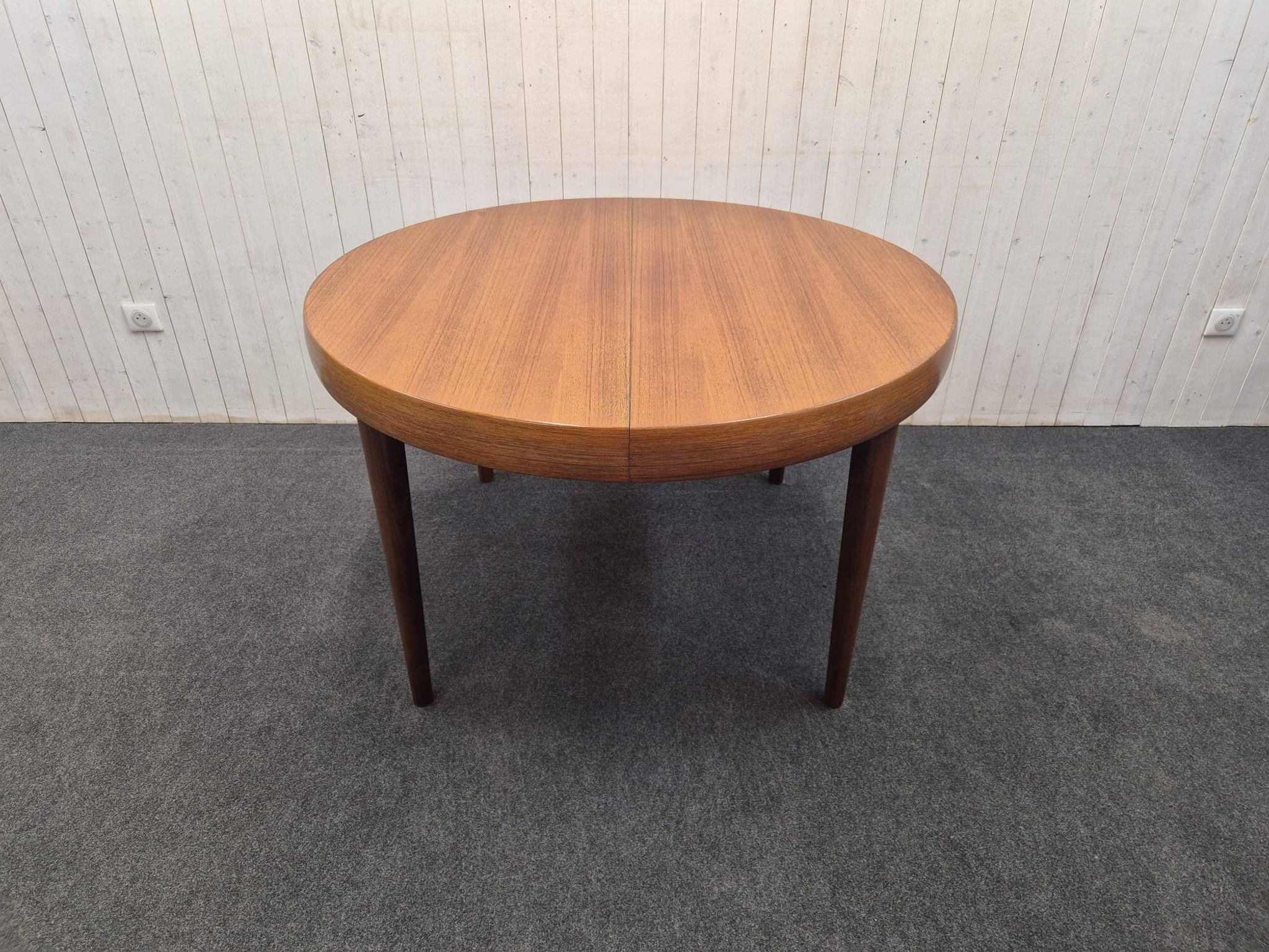 Table scandinave vintage double rallonge papillon