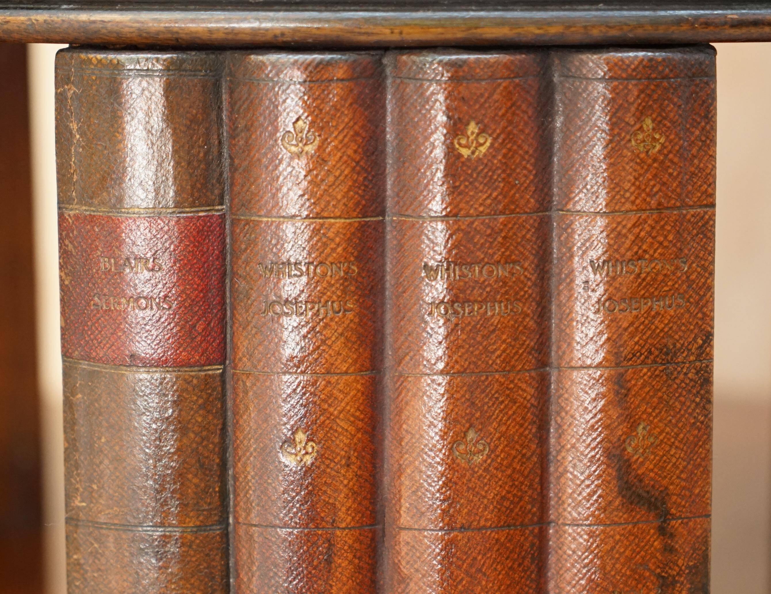 Restored hardwood revolving library circa 1810 Regency