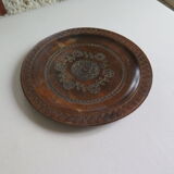 Chiseled walnut tray