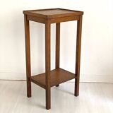 Vintage 50's side table or side table Solid wood Traces of use Accidents on the rear edge