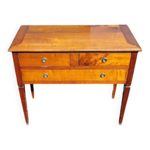 Commode console en merisier