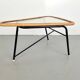 Vintage Rattan Coffee Table attributed to Dirk Van Sliedregt for Rohé Noordwolde, 1960s