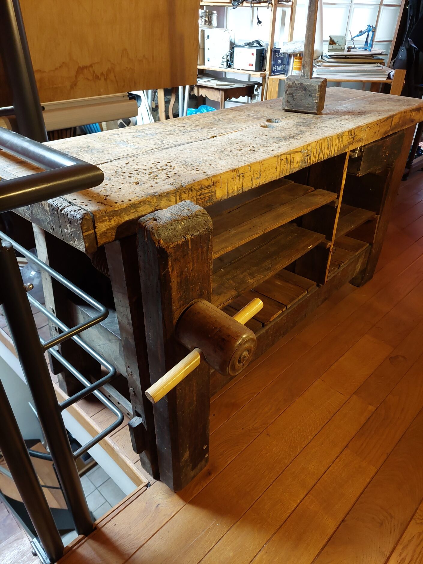 former carpenter's workbench