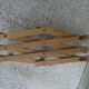 Wooden accordion coat rack