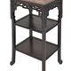 Carved wooden side table from China
