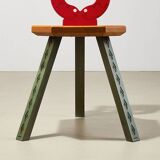 Very rare Museum Chair by Alessandro Mendini for Osvaldo Mastrangelo Italy