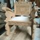 Colonial teak armchair from Ceylon