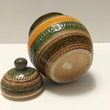 Glazed Ceramic Vase by Aldo Londi for Bitossi and for Cer Paoli, Sahara ser