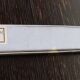 Vintage design paper cutter in two-tone metal LERCHE