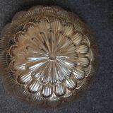 Vintage amber ceiling light in scale style