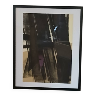 Hans Hartung-d'après œuvre limité à 300 exemplaires