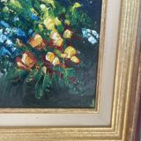 Old Oil Painting Frame Gold Provence Mediterranean Italy