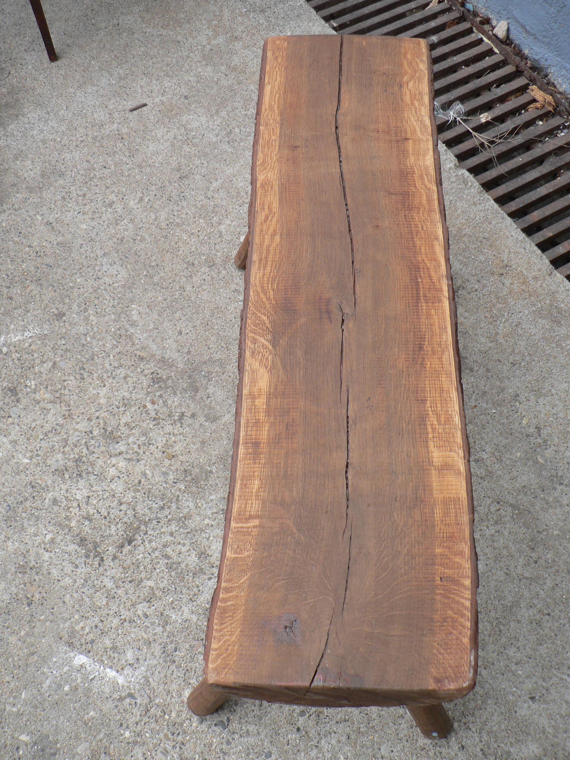 Bench rustic wood farm