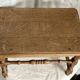 Low stool, thin turned legs with spacer