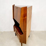 Midcentury design corner cabinet bar ‘rosewood delight’