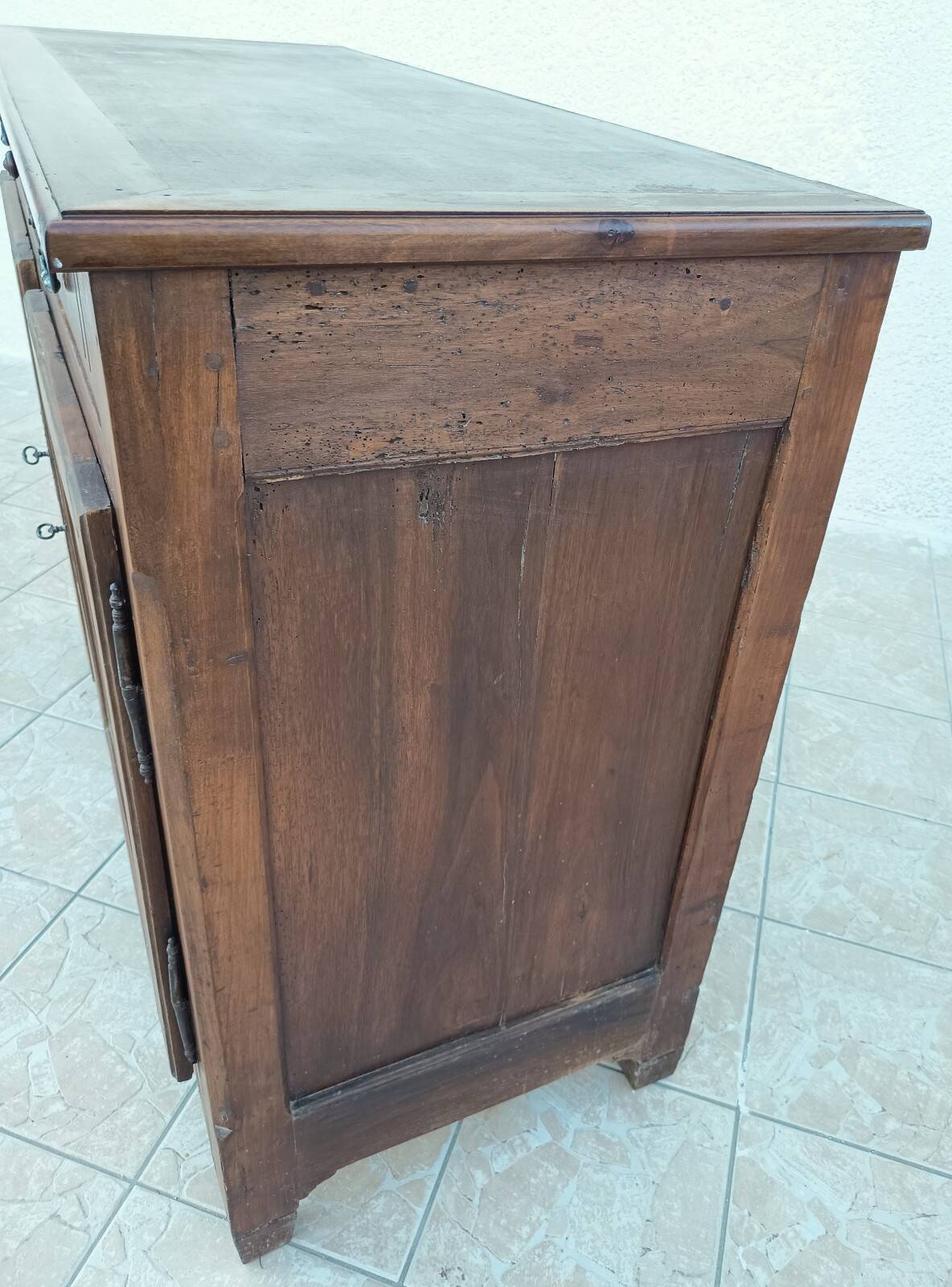 Louis XVI walnut buffet from the 19th century.