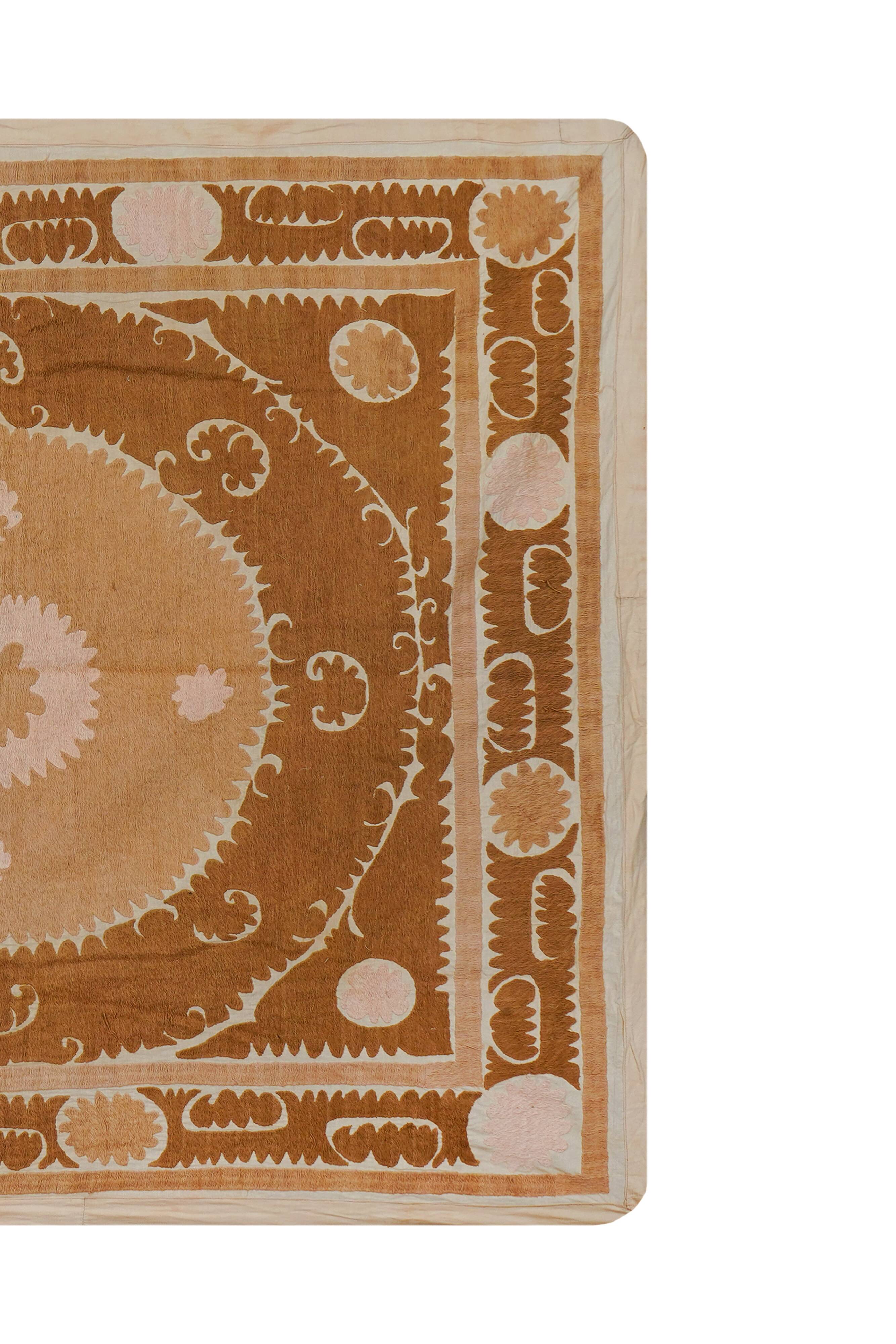 Vintage Turkish hand-knotted rug 134x158 cm