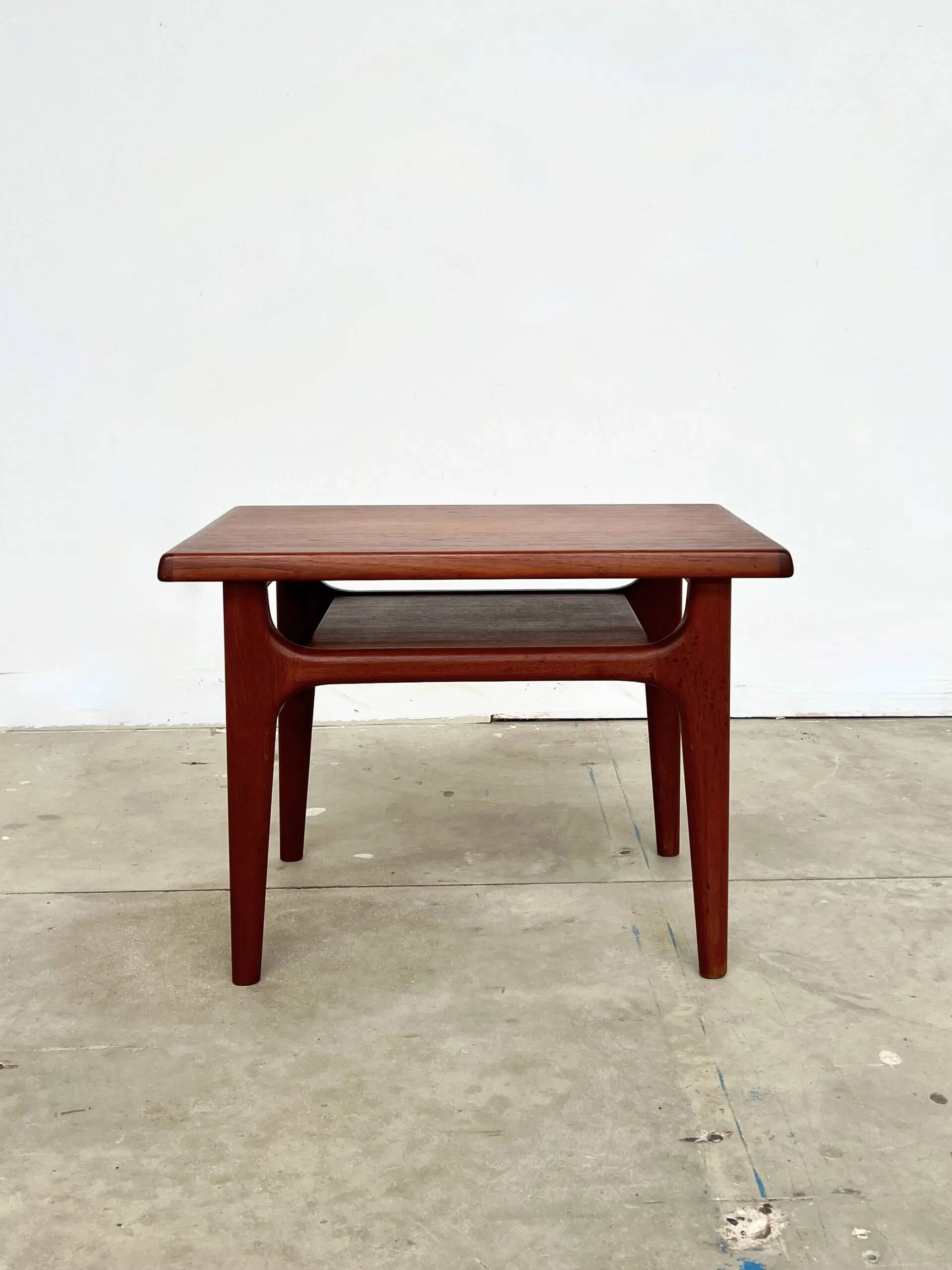 Teak coffee table from 1960 by Niels Bach
