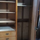 1930s beech wardrobe