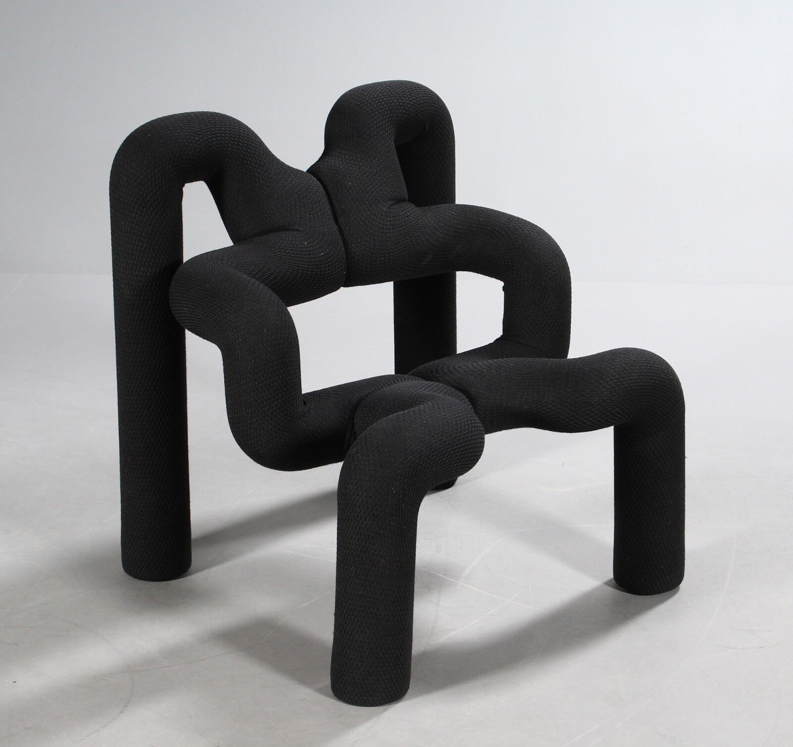 Armchair model 'Extreme', black Terje Ekstrom.