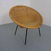 Mid-Century Modern Wicker Chair by Paul McCobb, USA, 1950s