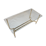 Table basse plateau en verre