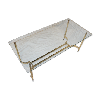 Coffee table glass top