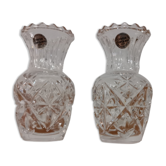 2 candle holders in Arques crystal