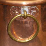 Cache pot ancien cuivre
