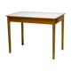 Small maple desk with a laminate top and two drawers, Fritz Hansen, 1950s.